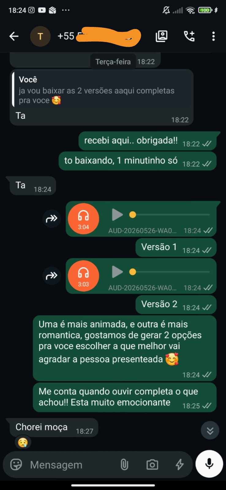 Depoimento real de cliente