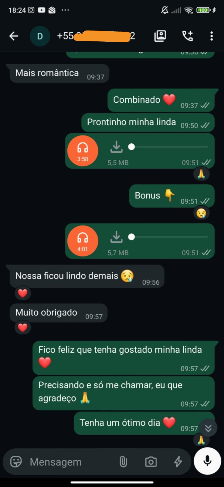 Depoimento real de cliente