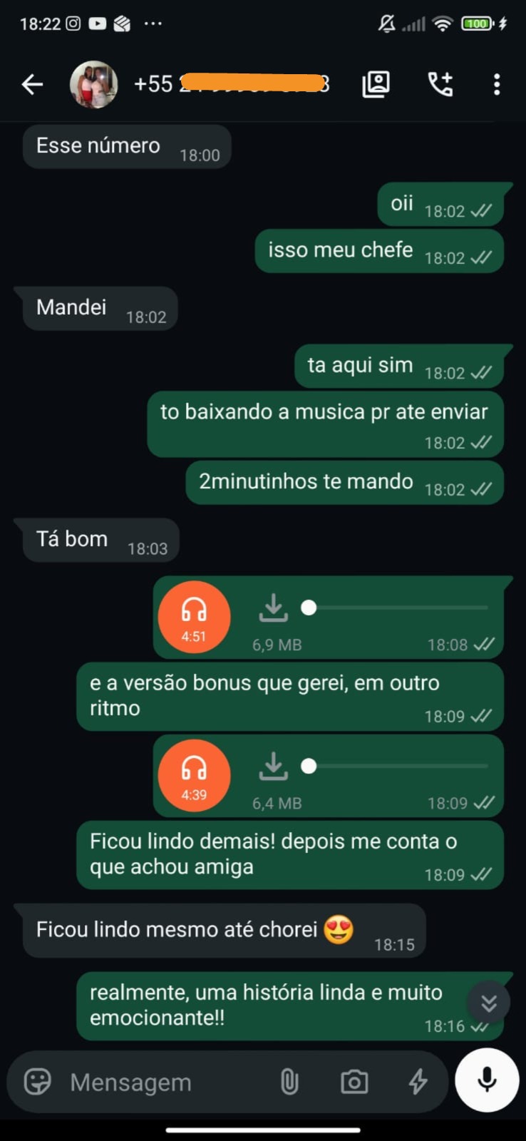 Depoimento real de cliente